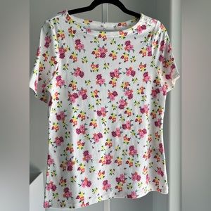 Charter Club Floral Top - Size Medium
